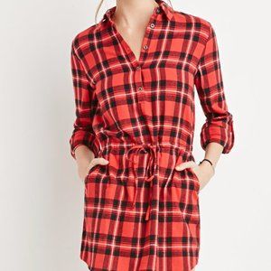 Small Forever 21 plaid shirt dress